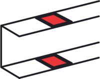 0-108-01 Legrand PVC Cable Trunking Accessory, Miniature PVC