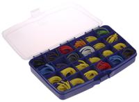 530-00161-hopc30-pvc-mix HellermannTyton HOPC Slide On Cable Marker Kit, Black, Blue, Brown, Green, Grey, Orange, Red, Violet, White, Yellow,