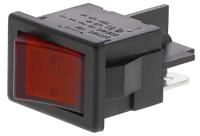 h8503vbnaa Arcolectric (Bulgin) Ltd Illuminated SPST, On-Off Rocker Switch Panel Mount