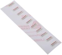 286-119 RS PRO Non-Reversible Temperature Sensitive Label, 93°C to 110°C, 4 Levels