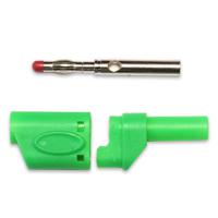 bu-3110410-5 Mueller Electric Green Male Banana Plug, 4 mm Connector, Solder Termination, 20A