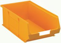 484-4113 RS PRO PP Storage Bin, 350mm x 205mm x 130mm, Yellow
