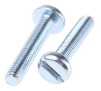 560-782 RS PRO Slot M3 Pan Steel Machine Screws DIN 85 x 16.0mm