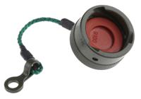 62gb-812-12 Amphenol Limited 62GB MIL-DTL-26482 Plug Dust Cap, Shell Size 12, with Zinc Cobalt Finish, Aluminium