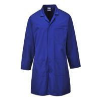 2852rbrxl Portwest Royal Blue Unisex Lab Coat, XL