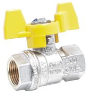 733-5271 RS PRO Brass 2 Way, Ball Valve, Threaded, BSPP 3/8in, 40 → 30bar Operating Pressure