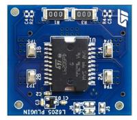 evl6207-plug STMicroelectronics Evaluation Kit environment for L62xx family of dual brush DC and stepper Motor Drivers based on STM32