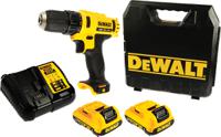 dcd710d2-qw DeWALT DCD Keyless 10.8V Cordless Drill Driver Li-Ion, Euro Plug
