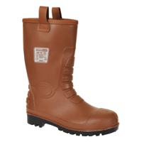 fw75tar39 Portwest FW75 Black Steel Toe Capped Unisex Safety Boot, UK 6, EU 39