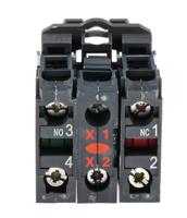 xb5aw34b5 Schneider Electric Harmony XB5 Series Illuminated Push Button, Panel Mount, 22mm Cutout, SPDT