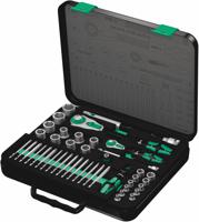05160785001 Wera 43-Piece Metric 1/2 in; 1/4 in Standard Socket/Bit Set with Ratchet, 6 point; Hex Bit; Phillips Bit; Pozidriv Bit;