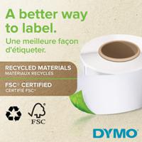 2093095 Dymo White Black Print Label, 32mm Width, 57mm Height, 1000Per Roll Qty
