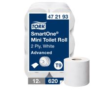472193 Tork 12 rolls of 620 Sheets Toilet Roll, 2 ply