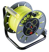 889-2504 RS PRO 50m 4 Socket Type G - British Cable Reel Open Reel, 240 V