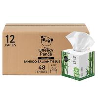 balscubt4px12 BALSAM White Facial Tissues, Box of 48