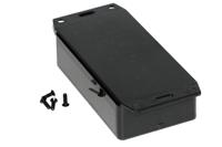 1591bf2bk Hammond 1591 Series ABS General Purpose Enclosure, IP54, Flanged, 112 x 28 x 61mm