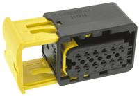 1-1703639-1 TE Connectivity, HDSCS Automotive Connector Socket Black Cable Mount 12 Way