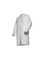 d15534012 DuPont White Unisex Visitor Coat, L