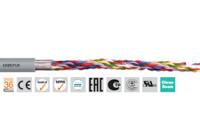 cf211pur020102-50m Igus chainflex CF211.PUR Data Cable, 2 Cores 0.25 mm² 24 AWG, Screened, 50 m, Grey Thermoplastic Elastomer Sheath