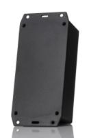 1591xxdflbk Hammond 1591 Series Black Flame Retardant ABS Enclosure, IP54, Flanged, Black Lid, 152 x 81 x 46mm
