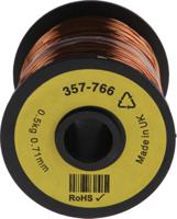357-766 RS PRO 0.78mm Enamelled Copper Wire, 21 AWG 120m Reel
