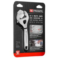113as6cpb Facom Adjustable Spanner, 160 mm Overall, 33mm Jaw Capacity, Metal Handle