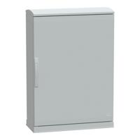 nsyplazt1073g Schneider Electric PanelSeT Series Fibreglass Reinforced Polyester Single-Door-Door Floor Standing Enclosure, Opaque