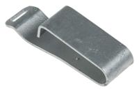 288-288 RS PRO Silver Galvanised Steel cable clamp, 16mm Max. Bundle