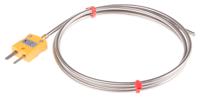 181-7297 RS PRO SYSCAL Type K Mineral Insulated Thermocouple 1000mm Length, 3mm Diameter, -40°C → +1100°C