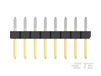 1-2355045-0 TE Connectivity AMPMODU Series Straight Through Hole Pin Header, 10 Contact(s), 2 mm Pitch, 1 Row, Unshrouded