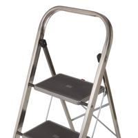217-803 RS PRO 3 Tread Aluminium Steps 0.69m Platform Height, Aluminium