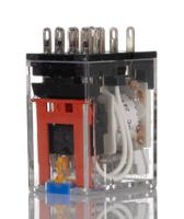 my4in-d2-gs-r-dc24 Omron Plug In Latching Power Relay, 24V dc Coil, 6A Switching Current, 4PDT