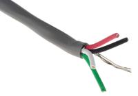 2414c-sl003 Alpha Wire Alpha Essentials Communication & Control Control Cable, 4 Cores, 0.56 mm² 20 AWG, Screened, 100 m, Grey