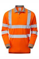 pr470-r-xl PULSAR PR470 Orange 100% Polyester Polo Shirt