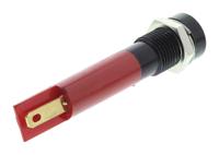 210-456 RS PRO Red Flashing LED Panel Mount Indicator, 12V dc, 8mm Mounting Hole Size, Solder Tab Termination