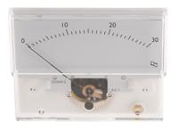 is-11002 Sifam Tinsley Analogue Panel Ammeter 100μA DC, 32.3mm x 73.7mm, ±1.5 % Moving Coil
