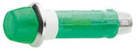 ind5032211-240-tgrn CAMDENBOSS Green Panel Mount Indicator, 240V, 8mm Mounting Hole Size, Solder Tab Termination