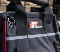 pt130013 Technics Polyester Hard Bottom Bag with Shoulder Strap 300mm x 180mm x 220mm