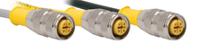 rk-45t-10-rs-45t Turck Female 5 way M12 to Male 5 way M12 Sensor Actuator Cable, 10 m