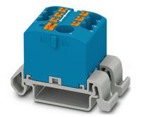 3273200 Phoenix Contact Distribution Block, 7 Way, 4mm², 24A, 690 V, Brown
