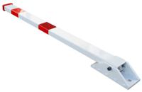 125-2192 RS PRO Red & White Steel Parking Barrier, Red Tape