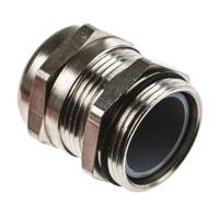 c5021000r SIB SIB-TEC Series Metallic Nickel Plated Brass Cable Gland, PG21 Thread, 11mm min., 19mm max., IP68