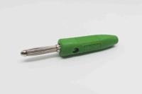 212-1233 RS PRO Green Male Banana Connectors, Screw Termination, 16A, 50V, Copper Plating