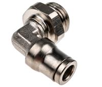 3699-06-13 Legris LF3600 Series Elbow Threaded Adaptor, G 1/4 Male to Push In 6 mm, Threaded-to-Tube Connection Style