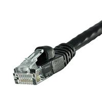 73-8891-25 Cinch73, 7.6m Cat6, Black RJ45 to Male RJ45 Male, U/UTP Unshielded, Terminated PVC Sheath