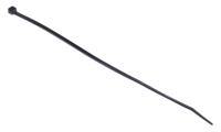 811-1697 RS PRO Cable Tie, 250mm x 4.8 mm, Black Nylon, Pk-100