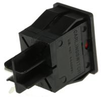 621-1691909vxrs Carlingswitch SPST, On-Off Rocker Switch Panel Mount