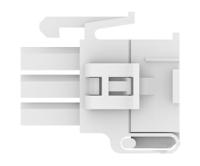 794186-1 TE Connectivity, Mini-Universal MATE-N-LOK II Male Connector Housing, 4.14mm Pitch, 3 Way, 1 Row