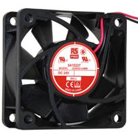 541-5227 RS PRO Axial Fan, 24 V dc, DC Operation, 30.6m³/h, 1.9W, 90mA Max, 60 x 60 x 25mm