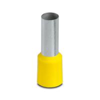 3200577 Phoenix Contact Insulated Ferrule, 16mm Pin Length, 7.3mm Pin Diameter, Yellow